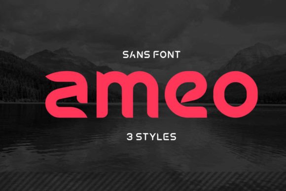 Ameo Sans Serif Font for Handmade Creations