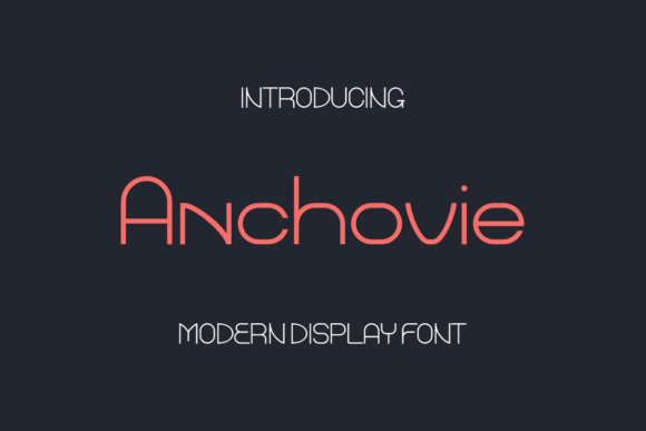 Anchovie Font for Modern Marketing and Design