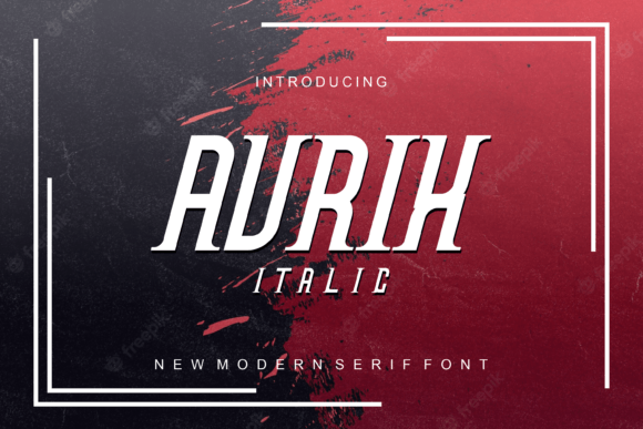 AurixItalic Serif Font for Modern Web Design