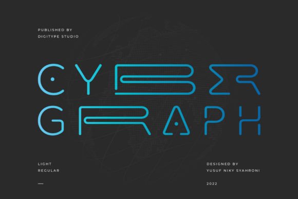Cyber Graph: A Futuristic Font for Modern Branding