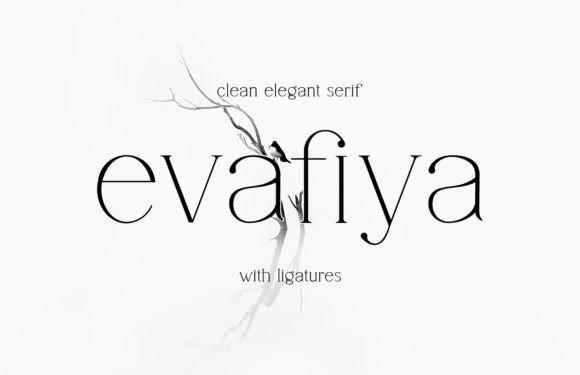 Evafiya: A Sophisticated Serif Font for Handmade Creations