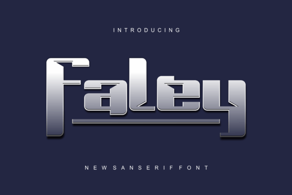 Faley: A Modern Serif Font for Bold Editorial Design