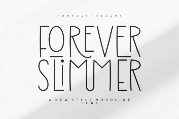 Forever Slimmer: A Modern Sans Serif Font for Web Design