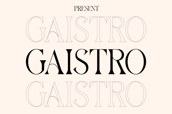 Gaistro: A Serif Font for Elegant Editorial Design