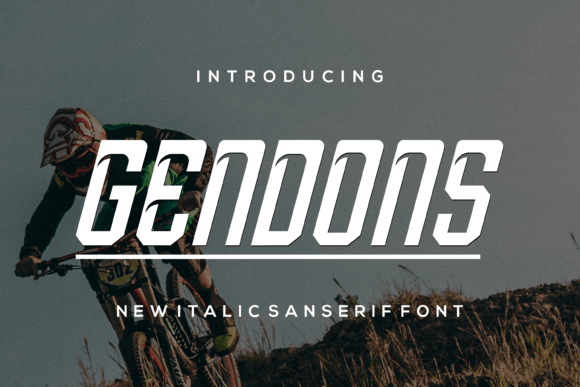 Gendons: A Modern Sans Serif Font with a Charming Edge