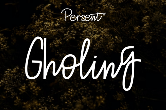 Gholing: A Modern Script Font for Elegant Branding