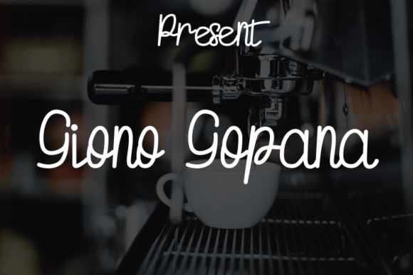 Giono Gopana: A Modern Script Font for Your Brand