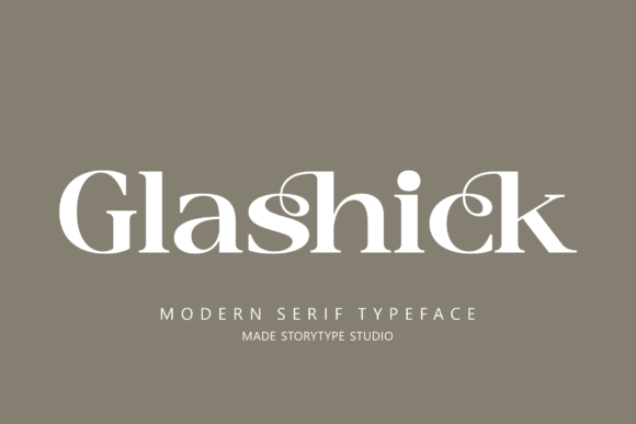 Glashick: A Modern Serif Font for Handmade Creations
