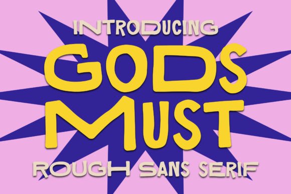 Gods Must Serif Font for Editorial Design