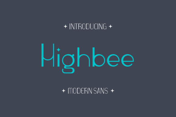 Highbee: A Modern Sans Serif Font for Editorial Design