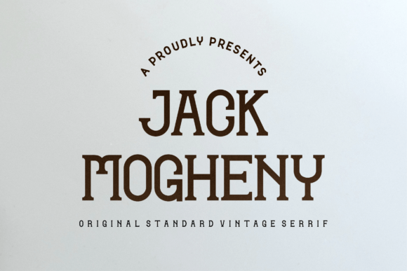 Jack Mogheny: A Modern Serif Font for Professional Branding