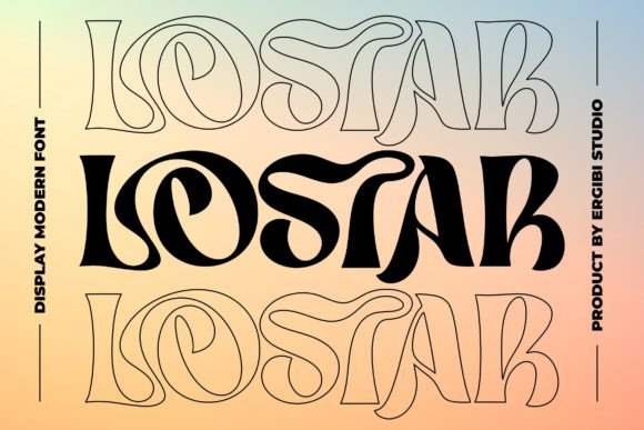 Lostar: A Modern Serif Font for Digital Design