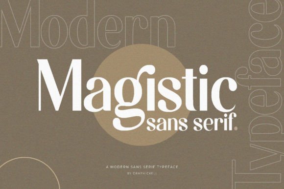 Magistic: A Modern Sans Serif Font for Elegant Editorial Design