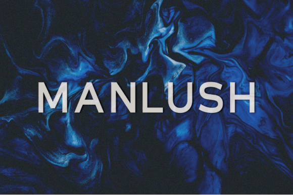 Manlush: A Modern Sans Serif Font for Creative Branding