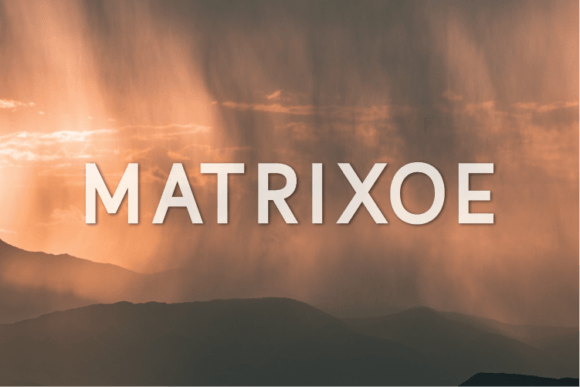 Matrixoe: A Modern Sans Serif Font for Professional Branding