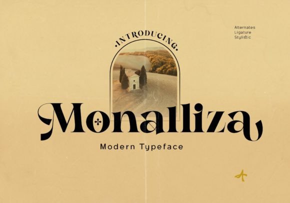 Monalliza: A Sophisticated Serif Font for Polished Branding