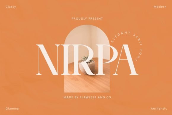Nirpa Serif Font for Editorial Design