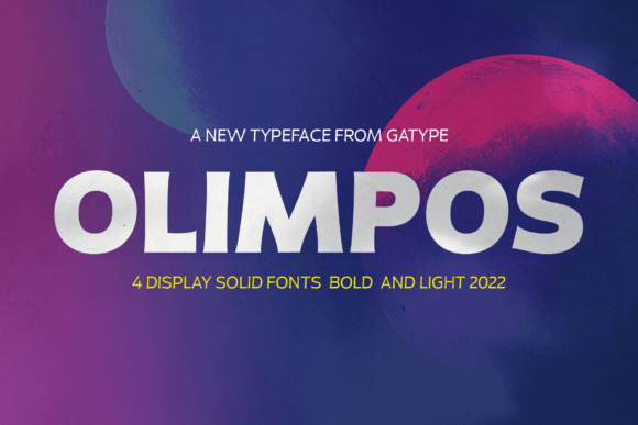 Olimpos: A Modern Sans Serif Font for Bold Branding