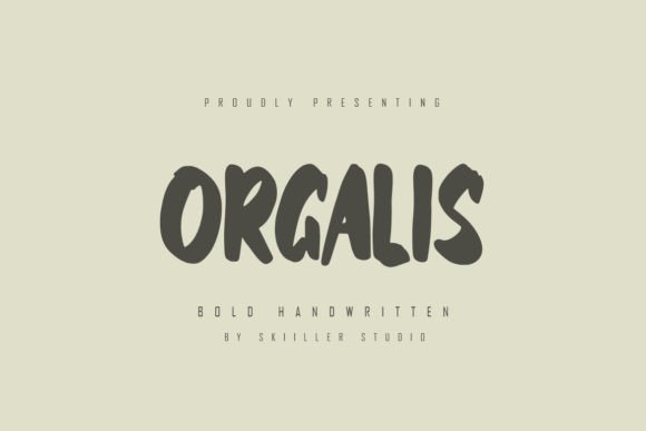 Orgalis: A Stylish Handwritten Font for Modern Web Design