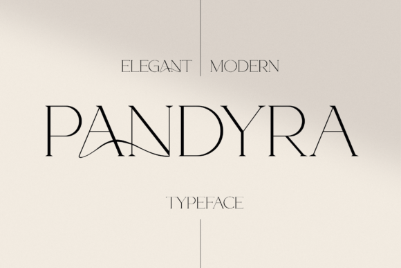 Pandyra: A Modern Serif Font for Digital Branding