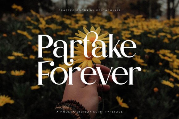 Partake: A Chic Serif Font for Modern Campaigns