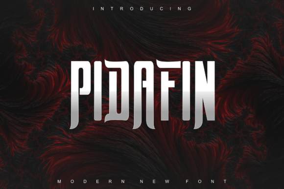 Pidafin: A Bold Slab Serif Font for Editorial Design