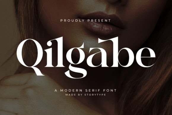 Qilgabe: A Modern Serif Font for Editorial Elegance