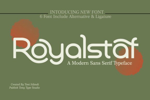 Royalstaf: A Modern Sans Serif Font for Polished Branding