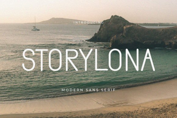 Storylona: A Modern Sans Serif Font for Campaign Creativity