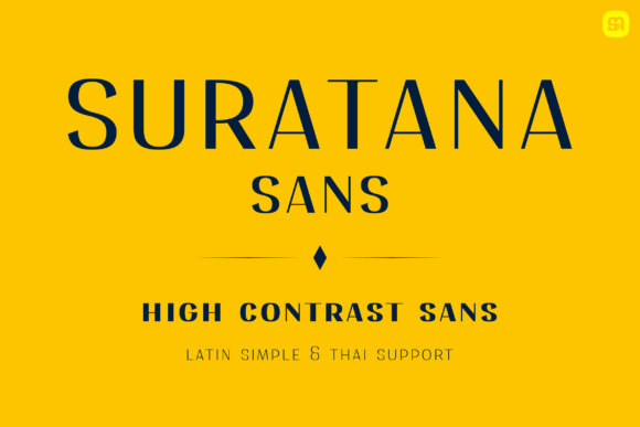 Suratana Sans for Web Design