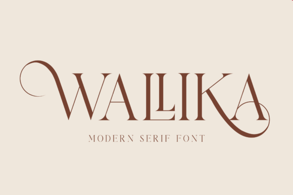 Wallika: A Stylish Serif Font for Professional Branding