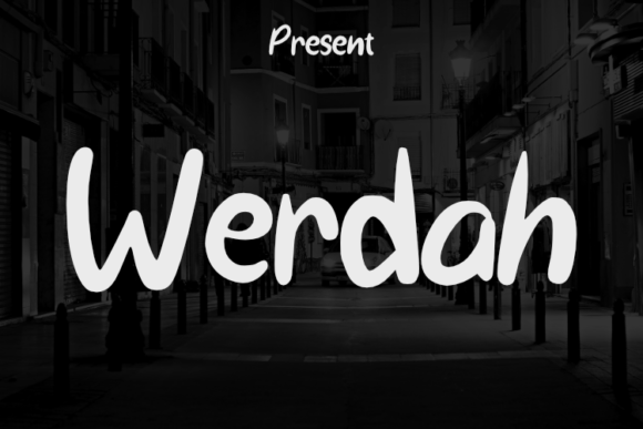 Werdah: A Modern Script Font for Handmade Creations