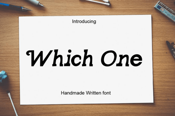 Which One: A Designer's Take on a Serif Font