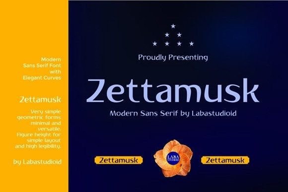 Zettamusk: A Modern Sans Serif Font for Editorial Clarity
