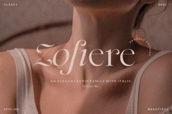 Zofiere Serif Font for Handmade Creations